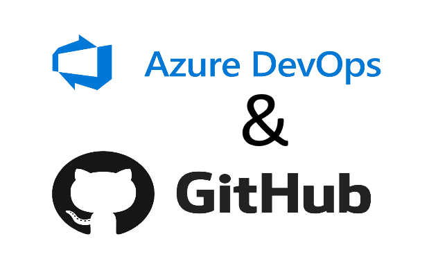 Azure DevOps and GitHub logos together
