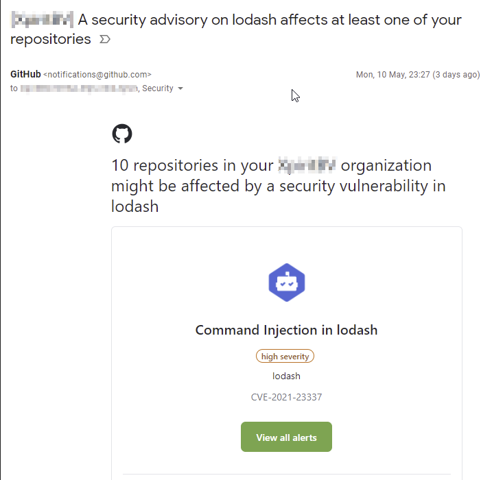 Security advisory example
